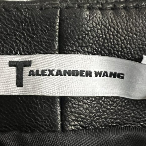 NWT Alexander Wang Leather Vest Top Size 2 - Picture 4 of 5